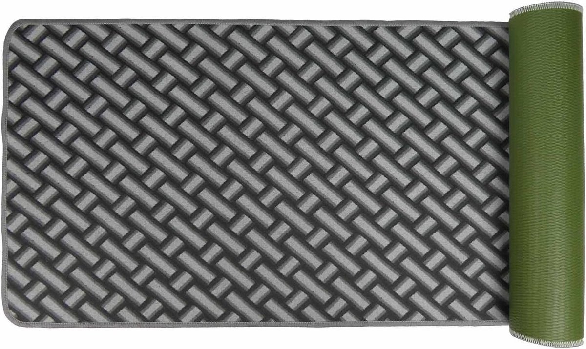 Keukenmat Antislip - Vloerkleed Loper - Veilig Lopen - Op Maat Gemaakt - 50 cm Breed - Groen
