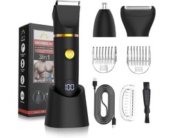 Lichaamstrimmer voor Mannen 3-in-1 - Neus/Schaamstreek/Ba...