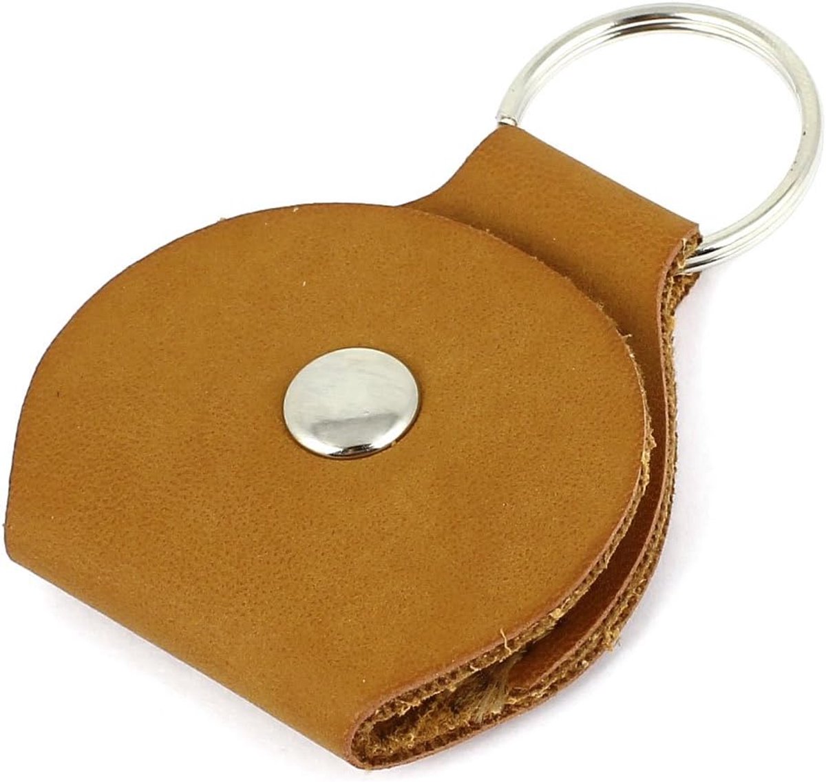 Gitaar Plectrum Sleutelhanger - Pick Houder - Muziek Optredens - Kunstlederen Vitrine - Bruin