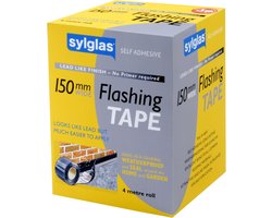 Loodvervanger Tape - Dak Reparatie Tape - Waterdicht Afdichten - Zelfklevend Snel - 150mm x 4m - Grijs