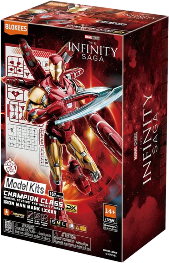 Blokees 73920 Iron man Mark LXXXV - Infinity Saga - Champion Class ...