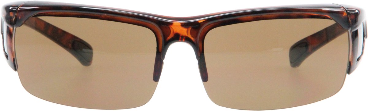 FitOfar overzetzonnebril Bruin VZ-0008B