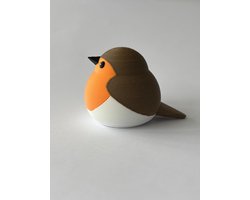 by Studio Dot. Vogelcollectie - Roodborstje Decoratie - Modern - Minimalistisch - Vogel Beeldje - Cadeau Vogelliefhebber