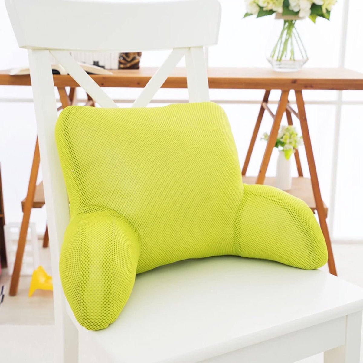 Leeskussen Bed - Ondersteunend Kussen - Ontspannen Lezen - Hoge Elastische Vulling - 50 x 38 cm - Meerdere Kleuren