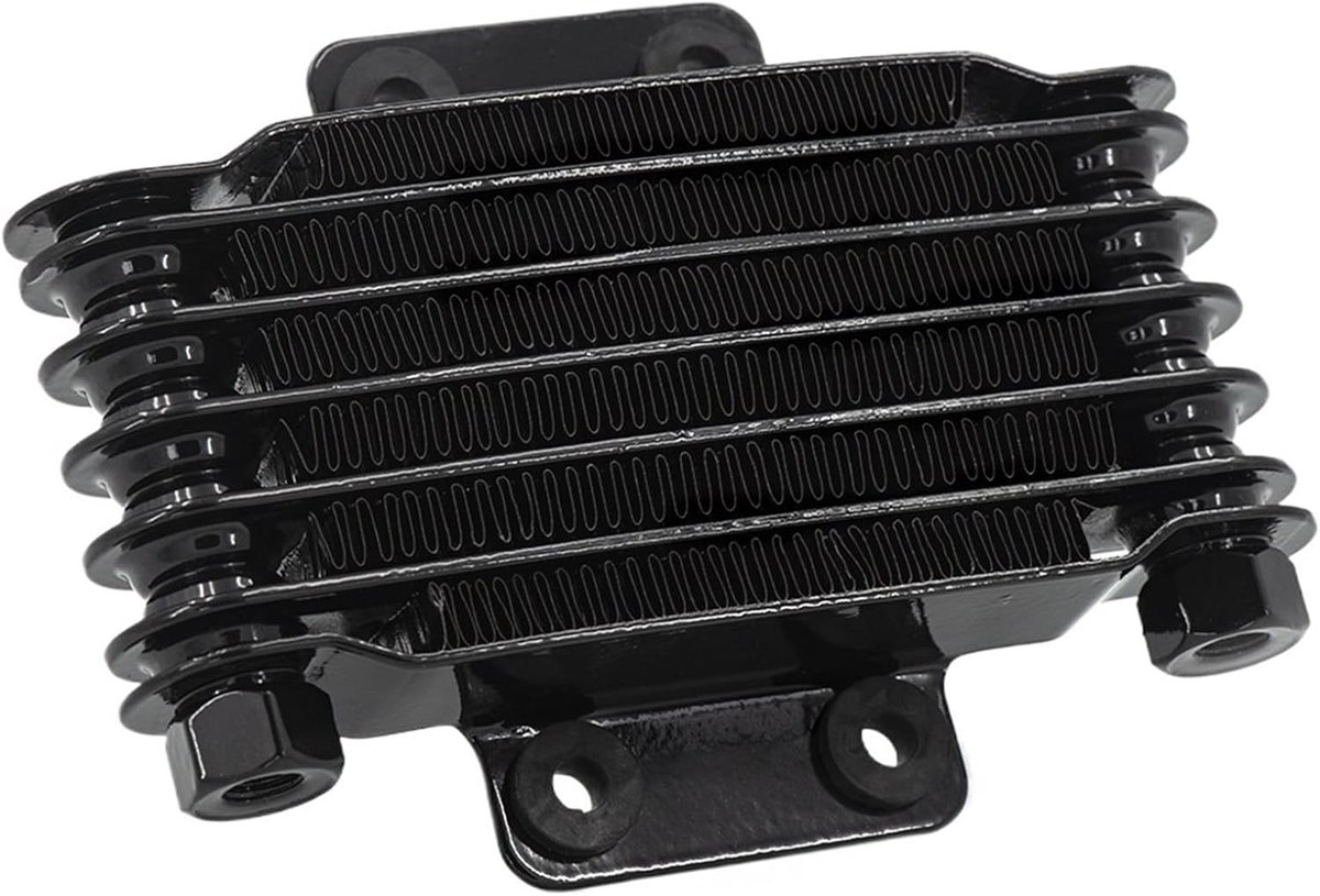 Motoroliekoeler - Universele Radiator - Motor Koeling - Snel Afkoelen - 190 MM - Zwart