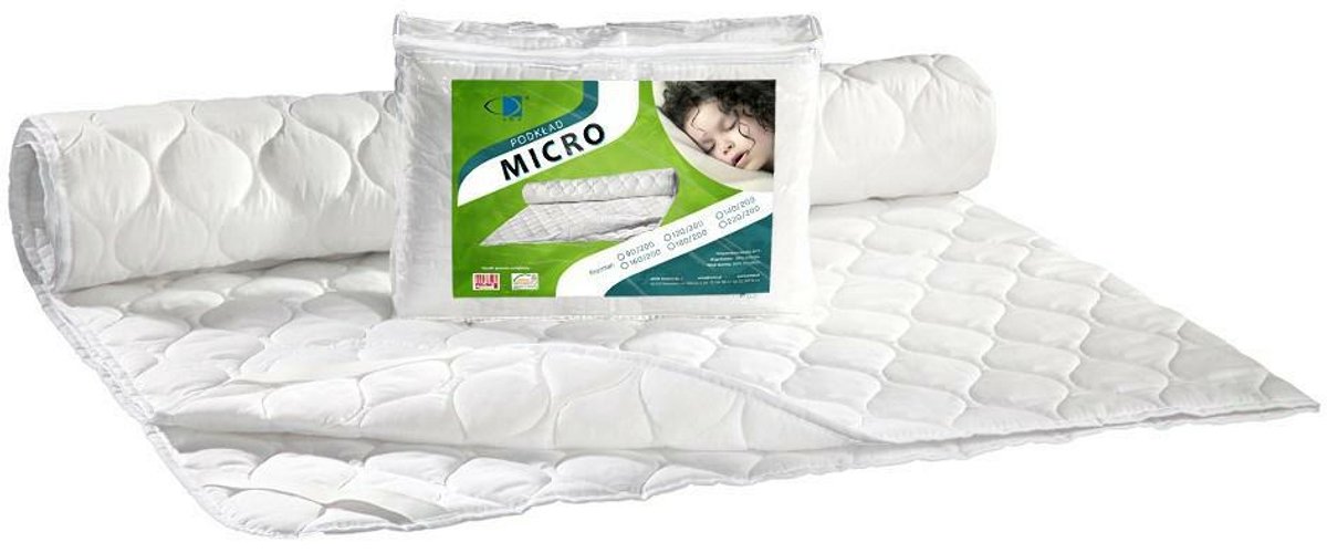 AMW Micro Serie - Matrasbeschermer - 120x200cm - Wit - Microvezel