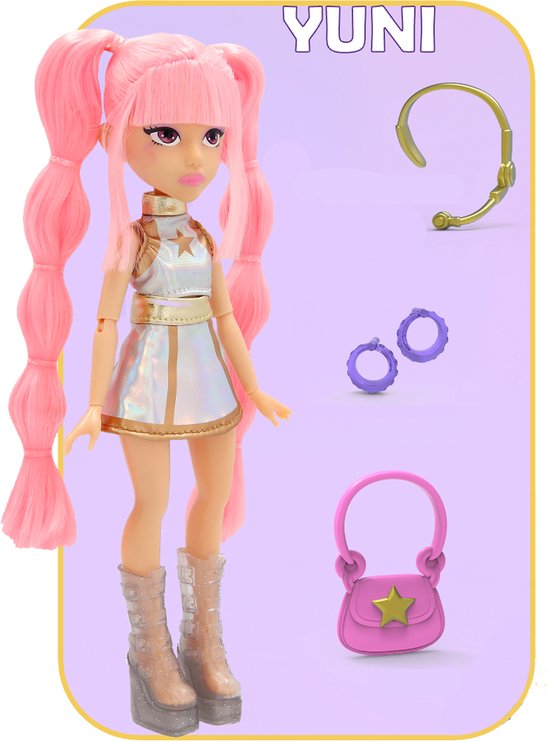 K-Pop Idol Fashion Doll Yuni - K-Pop Modepop - Incl. accessoires - 25 cm — afbeelding 5