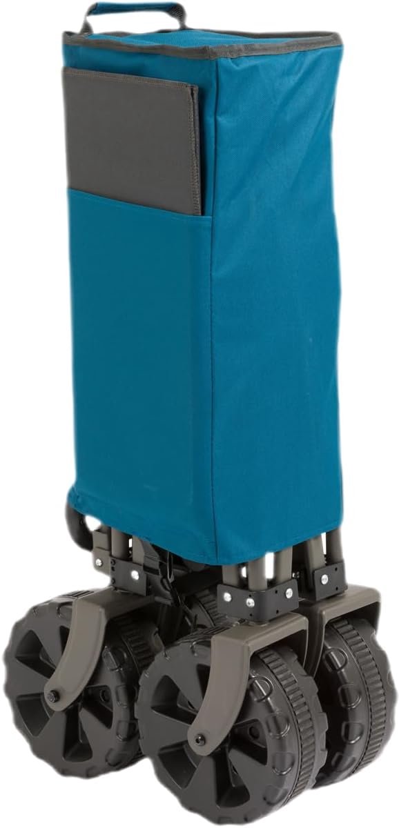 Bolderkar Brede Banden - Draagwagen Outdoor - Vervoer Spullen - Inclusief Opbergboxen - Blauw van Bolderkar — afbeelding 5