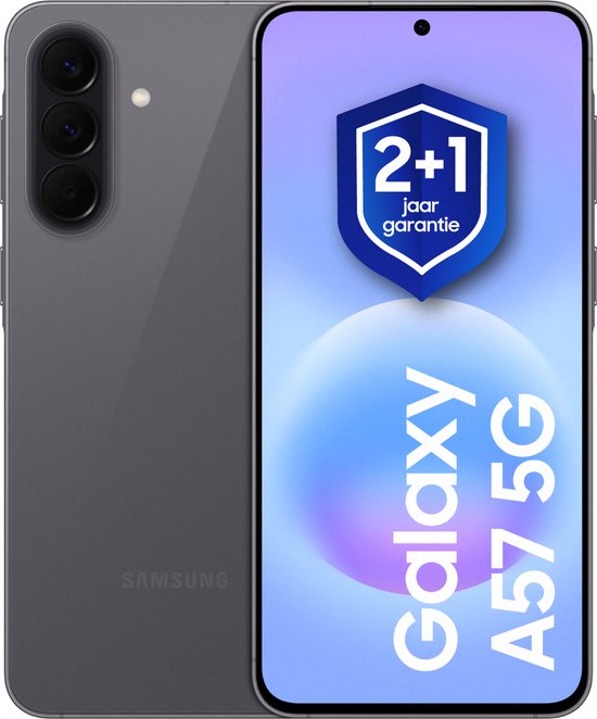 Samsung Galaxy A57 5G smartphone 128GB grijs, 6,7″ Super AMOLED+ scherm, 120Hz, 5000mAh, AI camera