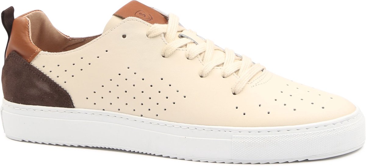 Suitable Grain Sneaker Beige - Maat 44 - Heren