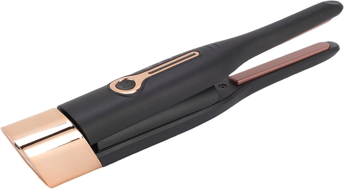 Draagbare Stijltang - Krultang Haar Styling - Snel Haar Modelleren - Dubbele Functie Snoerloos - 22cm Lengte - Zwart
