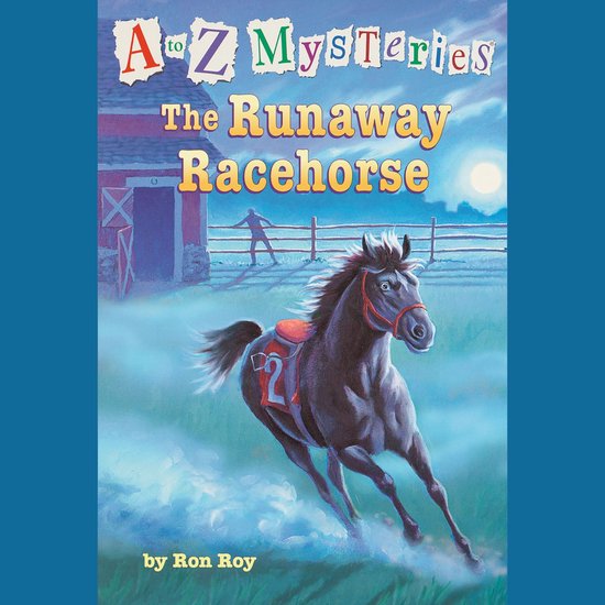 A to Z Mysteries: The Runaway Racehorse - cover