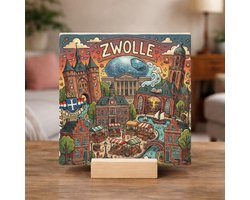 Stadstegel Zwolle Doodle Style