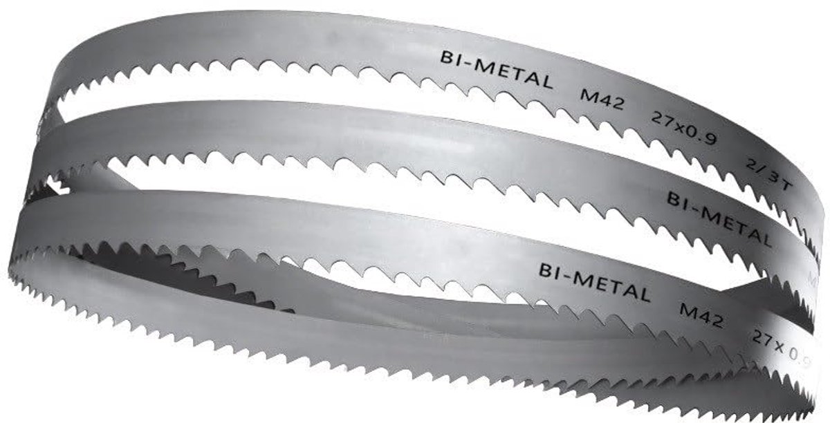 Metaalzaagblad - Lintzaagblad - Metaal Zagen - Bimetaal M42 - 2450-6100mm x 27mm