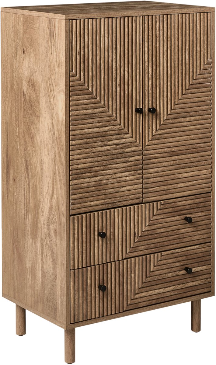 RONGE - Kast - Lichtbruin - MDF