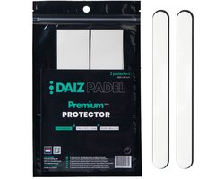 DAIZ PADEL Racket Protector - Premium Padel Protector Transparant - 2 stuks - Padel Beschermer - Padel Protection Tape - Frame Bescherming - Lichtgewicht & Slijtvast