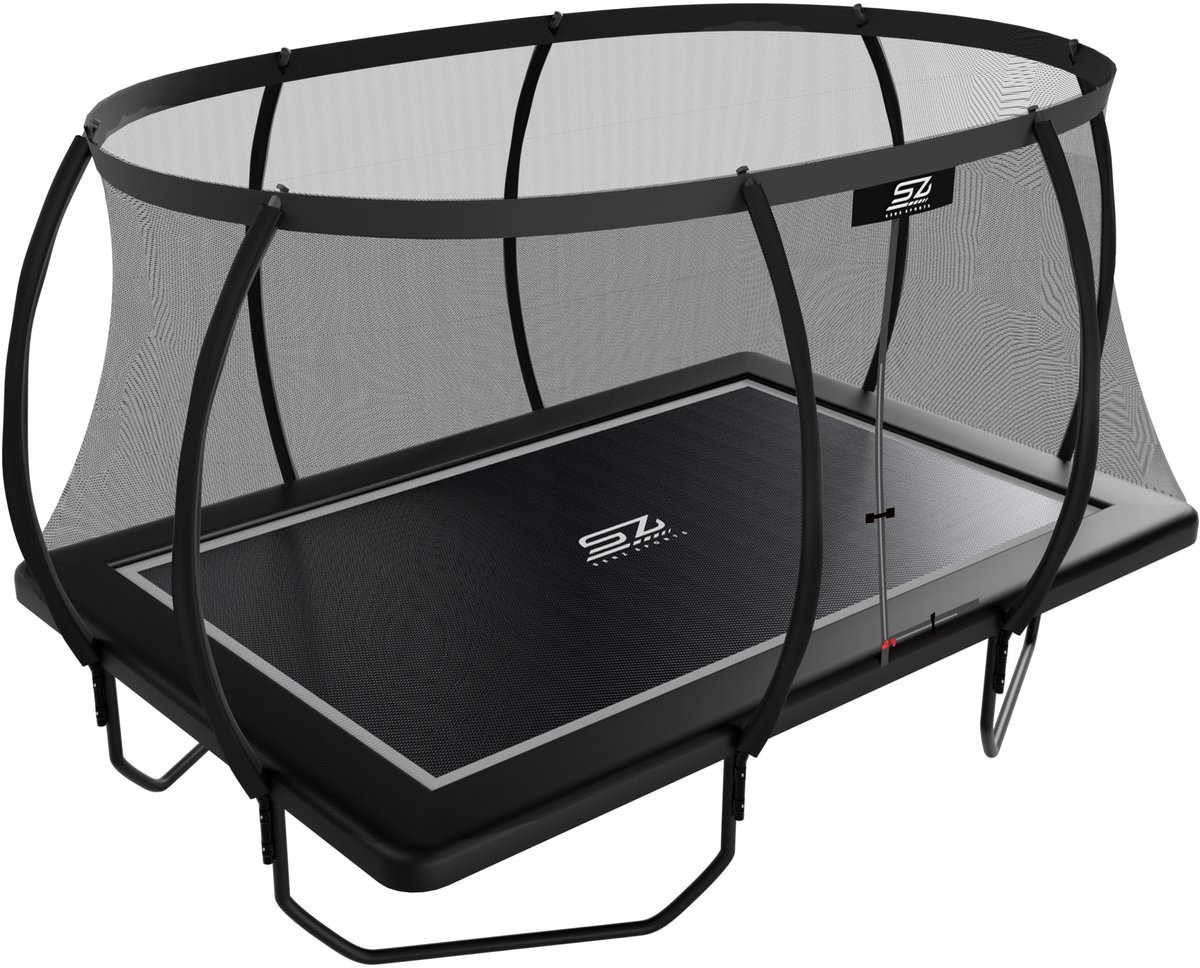 Senz Sports - J5000 Premium - Trampoline - 244 x 366 cm - Rechthoek - Met Elastieken — afbeelding 3