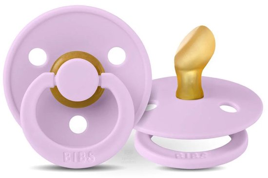 BIBS fopspenen anatomisch maat 2: grape, violet sky en coral + BolleToet speenzakje van Merkloos — afbeelding 3