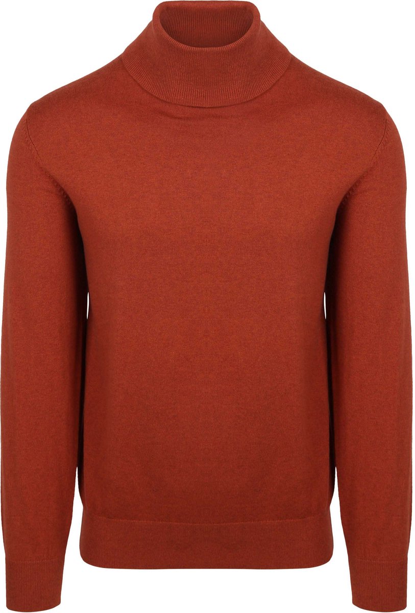 Steppin' Out Coltrui Cotton Cashmere Brique - Maat 3XL - Heren - Pullovers