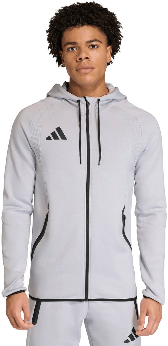 adidas Sweater Heren Tiro Travel Sweat Hoodie Grijs - Maat S