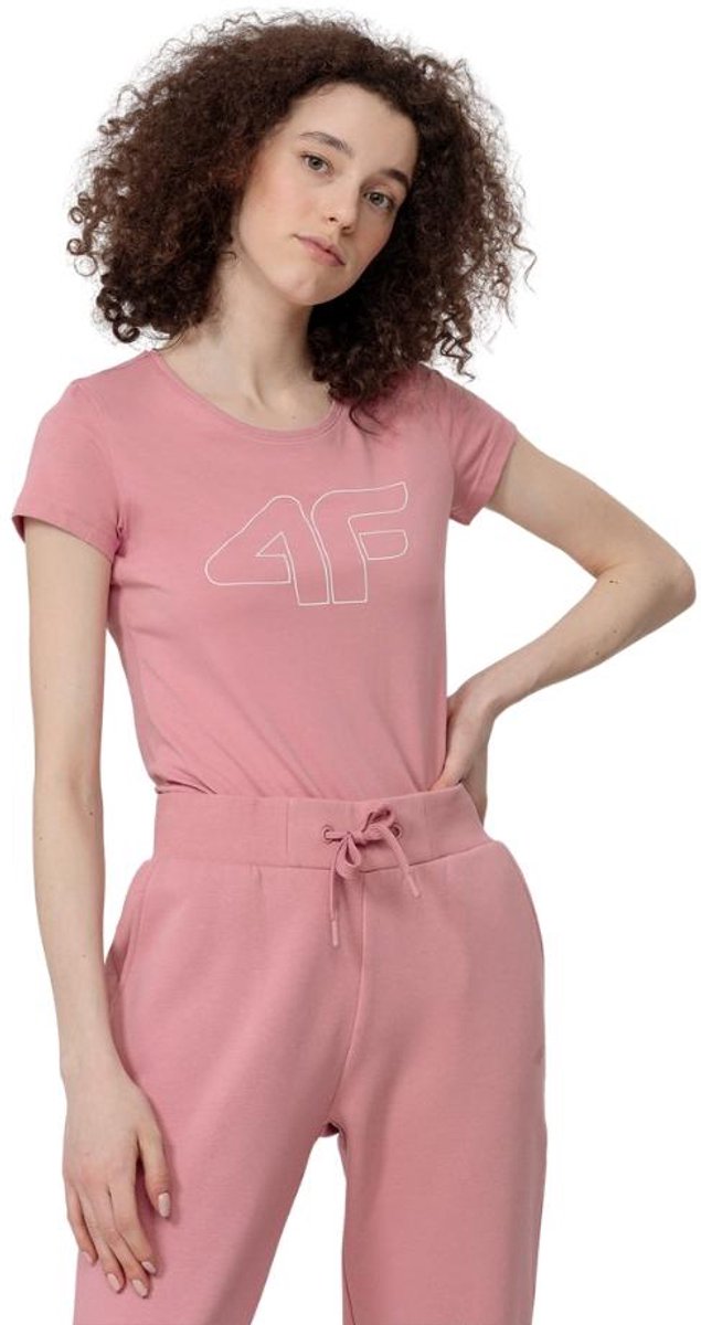 4F T-shirt Dames Roze - Maat M