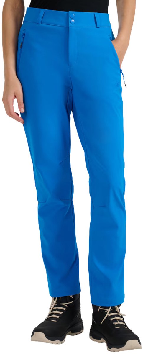 4F Broek Trekking Dames softshell FNK Blauw - Maat M