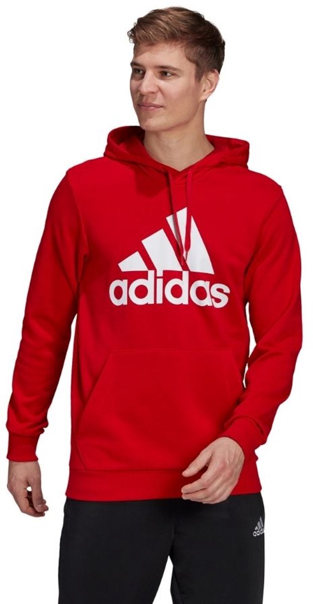 adidas Sweater Heren Essentials Big Logo Rood