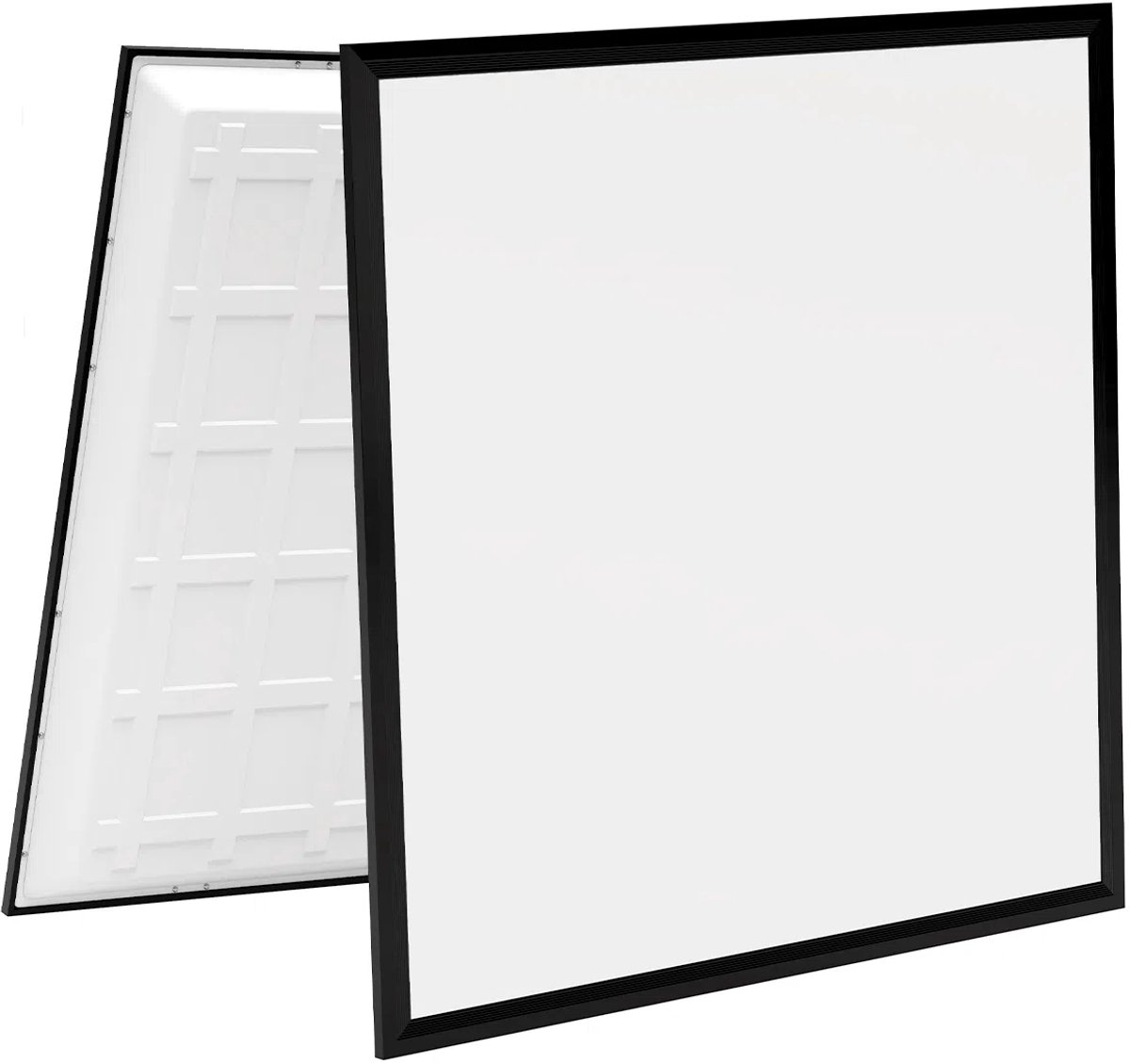LED Paneel Zwart - 60x60 cm - 36W - CCT 3000K-6000K Instelbaar Wit Licht - 140 lm/W - 2 Stuks