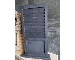 Zwart paneel- shutter