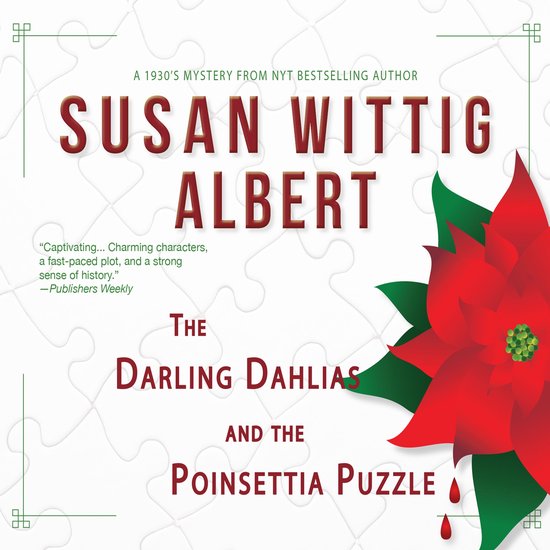 The Darling Dahlias and the Poinsettia Puzzle - cover