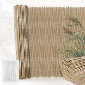 ACXIN Rietmat Natuurlijke Schutting 300cm Zonwering Windscherm Privacy Scherm Voor Balkon Tuin Terras - 200x300cm