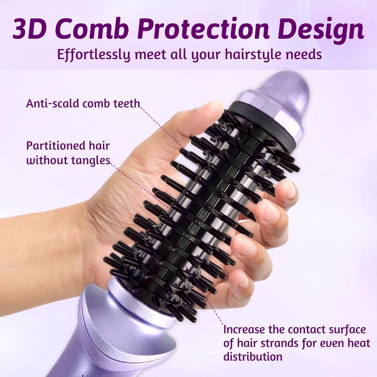 SnapGlow Draadloze 3-in-1 Krultang met 3 Temperatuurinstellingen - afbeelding 3