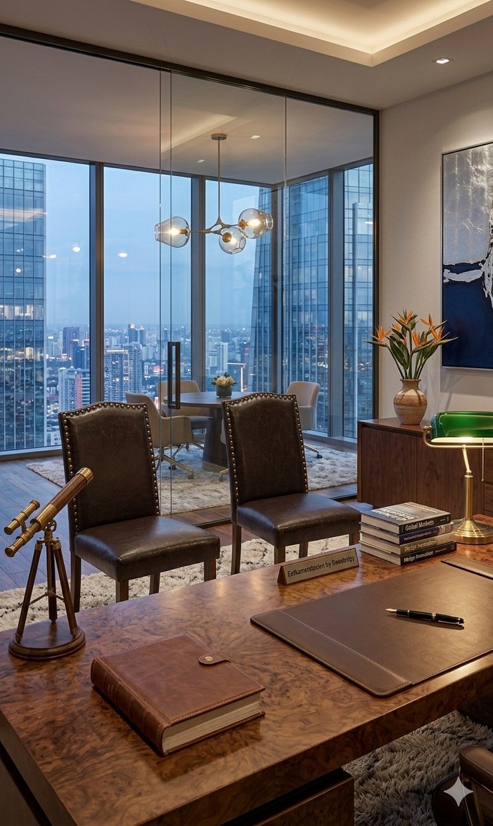 Luxe Gestoffeerde Eetkamerstoelen Set van 2 met Nagelkop Afwerking, Hoge Rugleuning en Houten Poten – Comfortabele Moderne Dining Stoelen voor Eetkamer, Woonkamer en Slaapkamer – Bruin | Casa Seren...