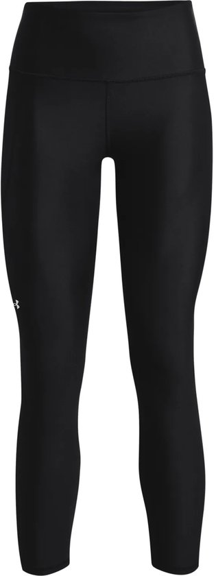 Dames zwarte legging tot op de enkel. De legging heeft een hoge taille en een Under Armour logo op het been.