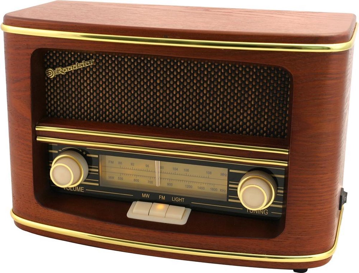 roadstar hra 1500 dab radio retro radio met fm dab en aux in hout uitzoeken en kopen met korting