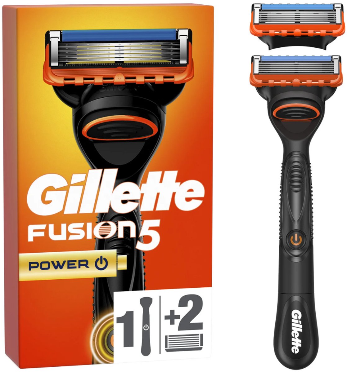 Gillette Fusion5 Power Scheersysteem - Met 2 Navulmesjes