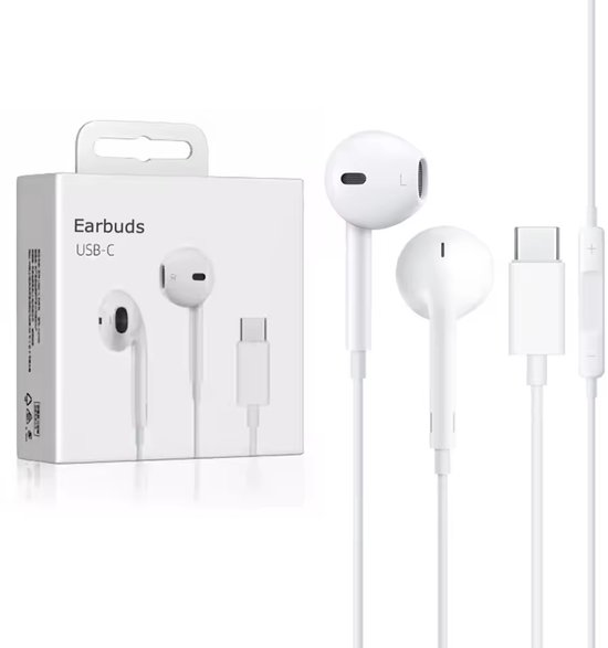 USB-C - Bedrade In-Ear Oordopjes - Met Microfoon - Voor Muziek - Voor iPhone en Android Gebruikers - Type C Model