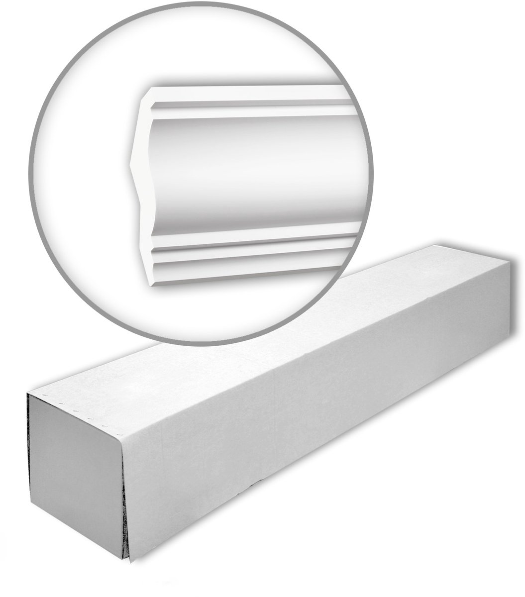 Profhome 150273 1 doos 4 stukken Kroonlijst 8 m