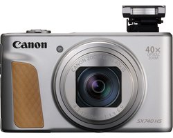Canon PowerShot SX740 HS Lite Edition Travelkit - Compactcamera - 20,3 MP - 40x Optische Zoom - 4K Video - Kantelbaar Scherm - Inclusief Tas en Statief - Zilver - Alleen verkrijgbaar bij bol