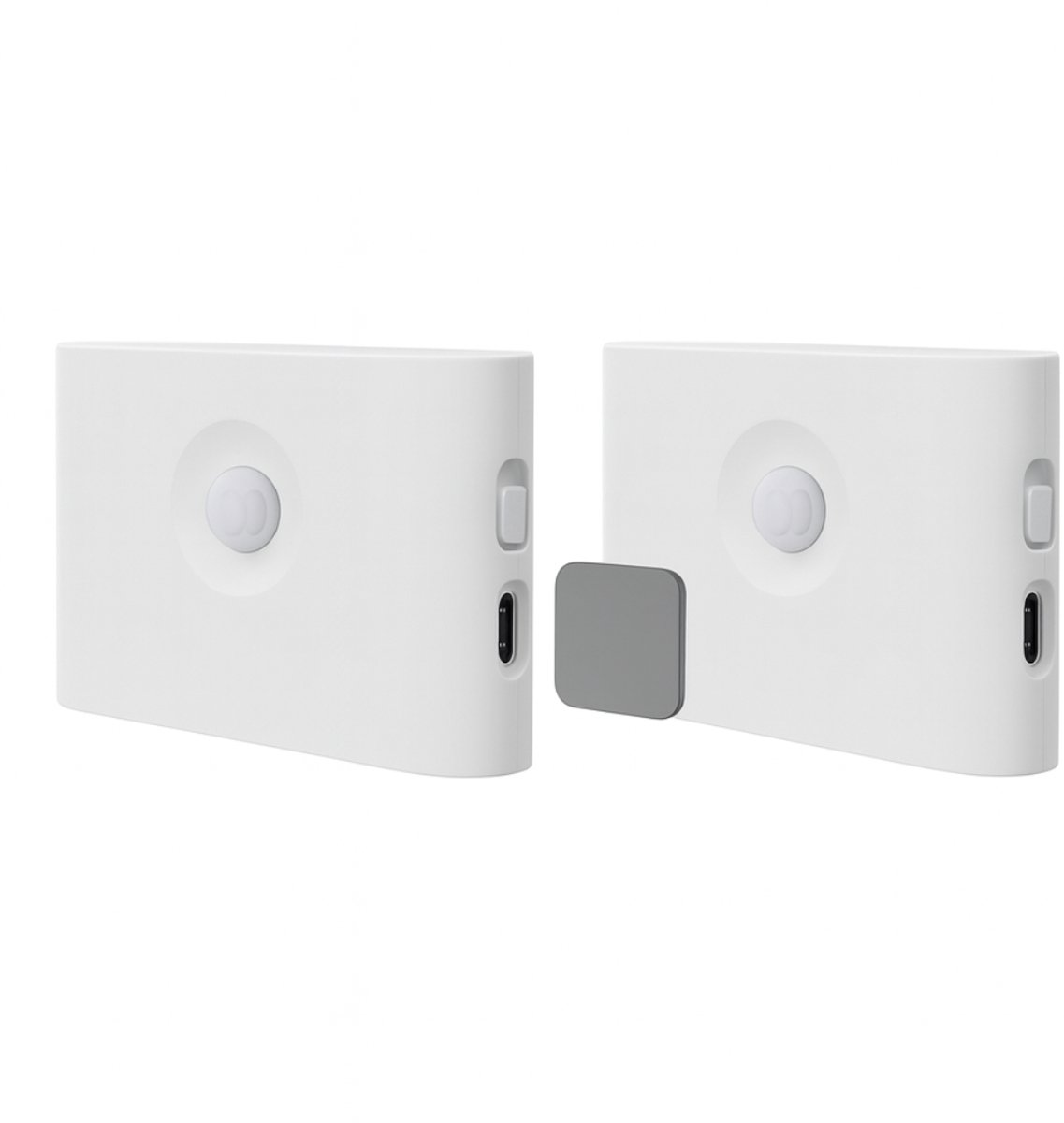Oneproduct - Trapverlichting LED Bewegingssensor - Oplaadbare Wandlamp - 2 Stuks - Wit