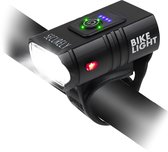 Securely LED Fietslamp 1000 Lumen – USB Oplaadbare Fietsverlichting – Waterbestendig – Voor Fiets, E-bike, Fatbike & MTB