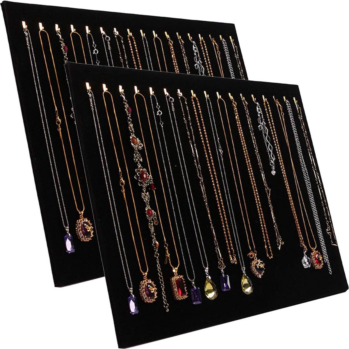 Sieraden Display Pad met Haken - Organizer voor Armbanden en Kettingen - 14.7"x12"
