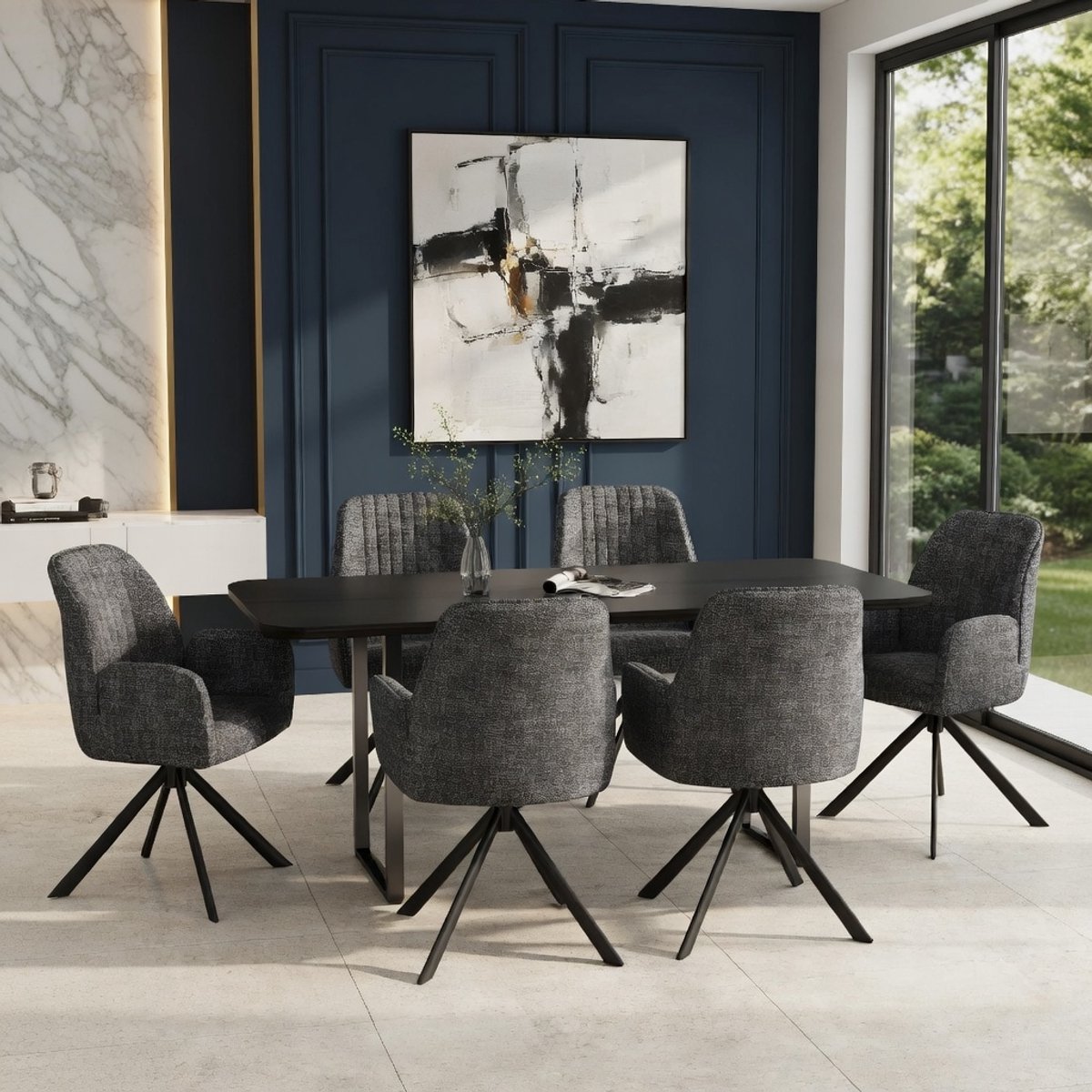 Kaptafel met LED Spiegel - Novihome