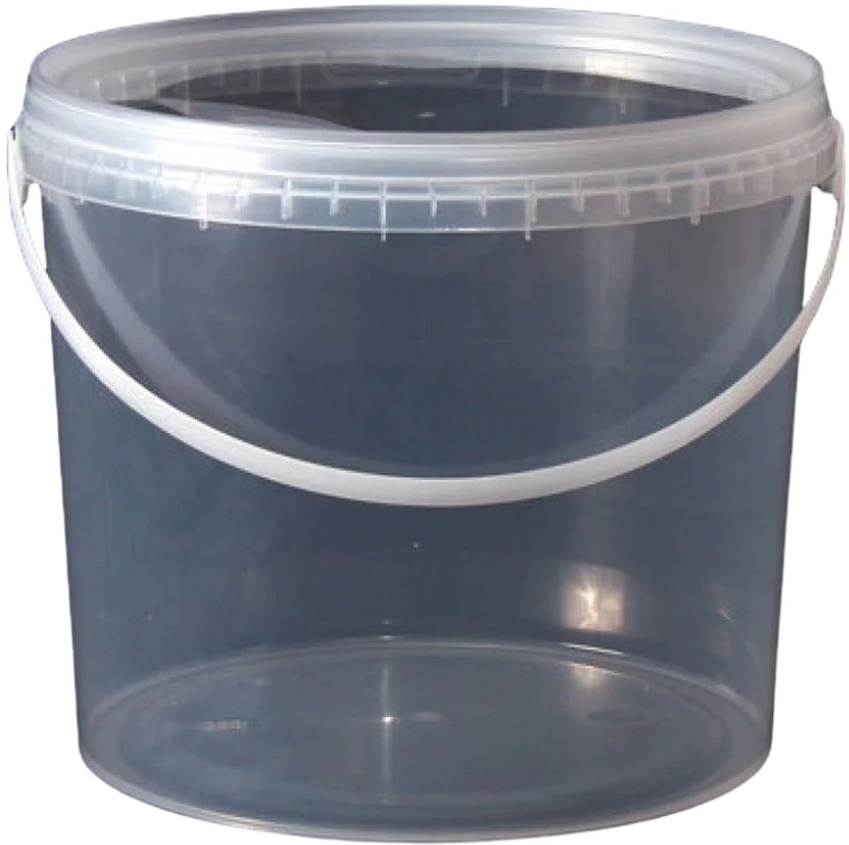 Oswalt - 2,5 Liter - Transparante emmers met deksel (50 stuks)