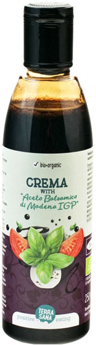 Terrasana Crema met Aceto Balsamico di modena IGP bio 250 ml