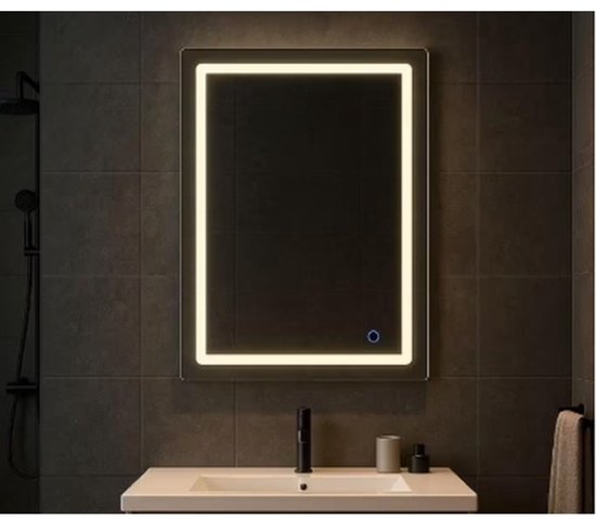 H&F LED Badkamerspiegel, 60x80 cm
