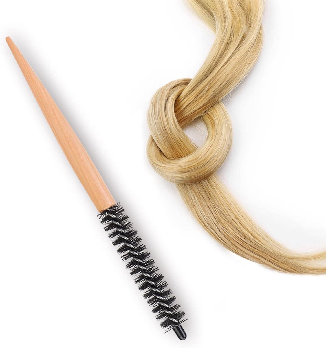 Ronde Borstel Nylon Haren Kort Haar Styling 20MM - Professionele Haarstyling Accessoire