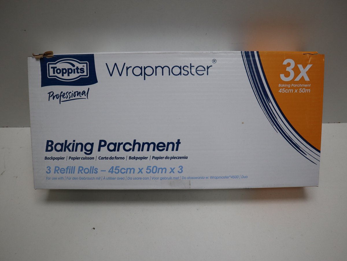 Refill WRAPMASTER TOPPITS bakpapier 45cm/50m - 3 ST/DOOS - PAP