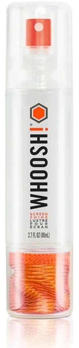 WHOOSH! Grab and Go 80ml - Zakformaat & Navulbaar – Veilig voor Alle Schermen – Inclusief Microvezeldoekje