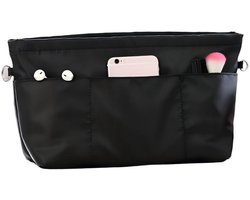 Handtas organizer - Maat 2XL - 30,5*12*22 cm - Handtas organizer - Nylon boodschappentas organizer - Organizer - Boodschappentas met sleutelring en ritssluiting - Reis organizer - Make-up organizer - Make-up tas - Draagbare organizer - Binnenvak